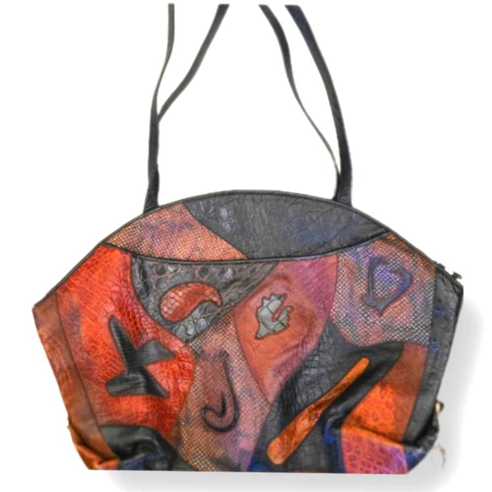 SHARIF - Vintage Patchwork Leather Shoulder Bag